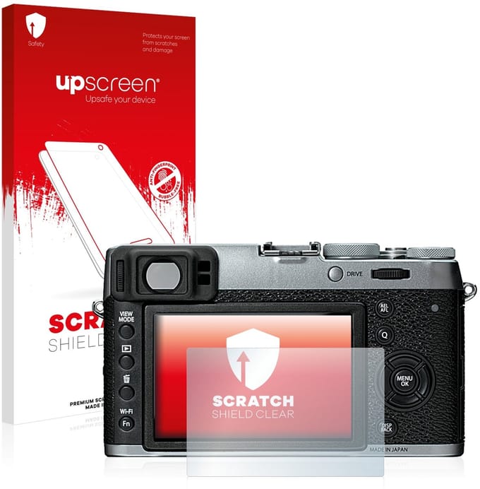 upscreen - Screenprotector voor Fujifilm X100T - Folie Beschermfolie transparant