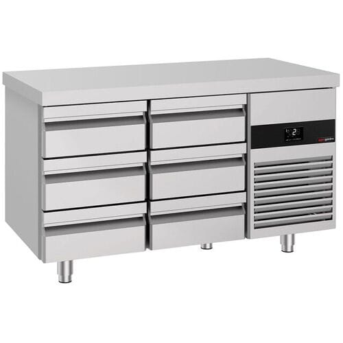 GGM Gastro Kühltisch PREMIUM - 1400x700mm - 6 Schubladen