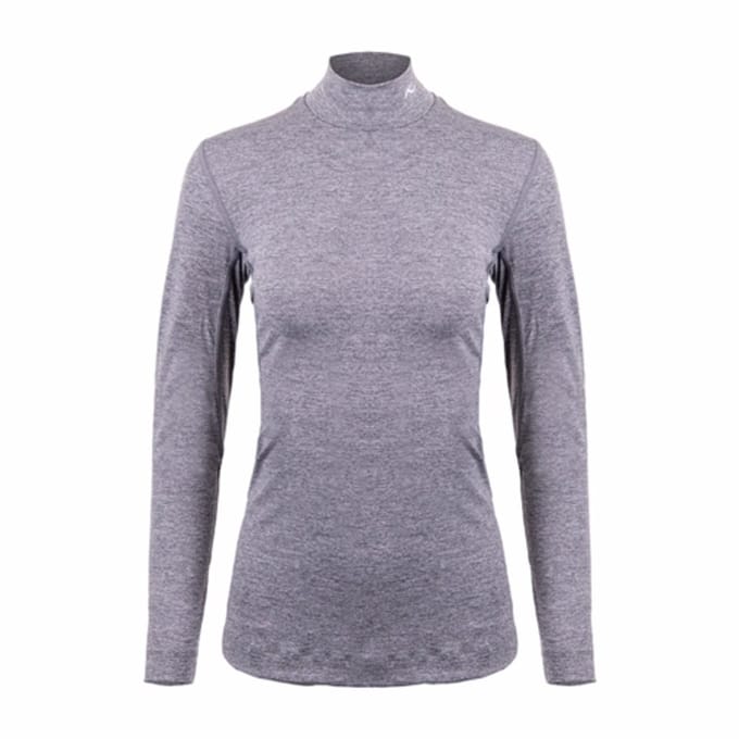 Ondershirt KJUS Women Base Layer Turtleneck Steel Grey-Maat 40