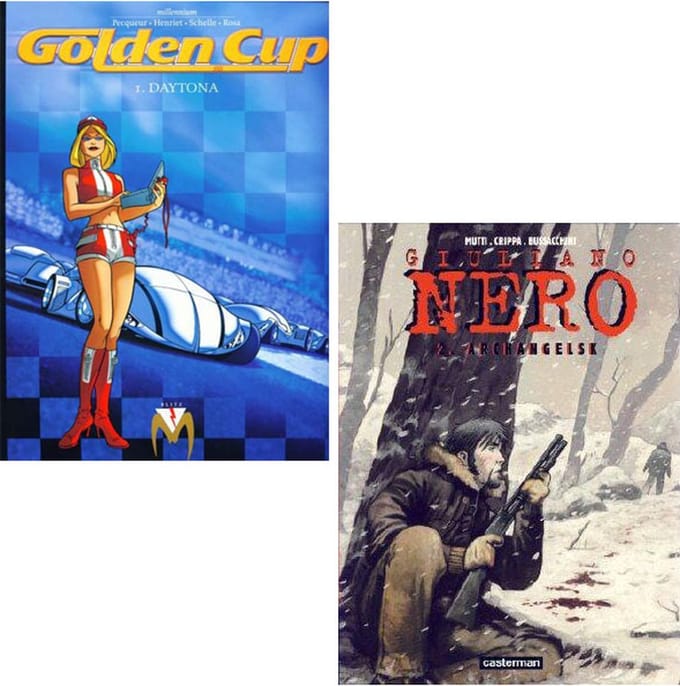 Strippakket Golden Cup / Giuliano Nero (2 Stripboeken)