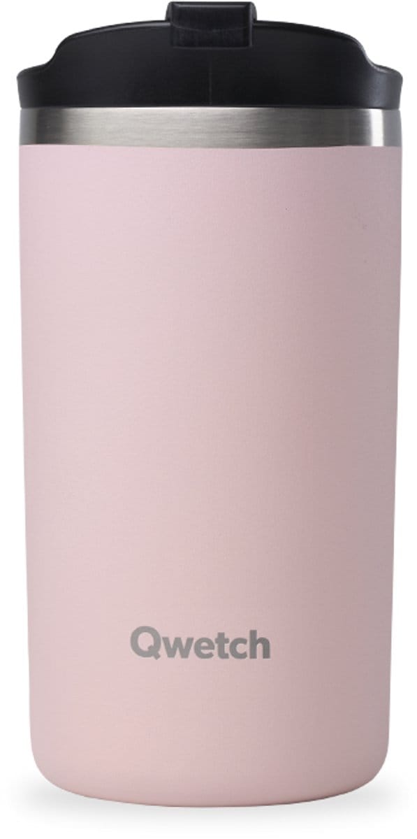 Qwetch Travel mug Geïsoleerd - Pastel Roze