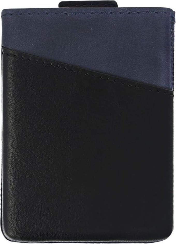 Valenta Leren Pasjeshouder - 9 Pasjes - Blauw