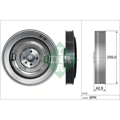 Schaeffler Ina Riemschijf, krukas INA 544 0514 10