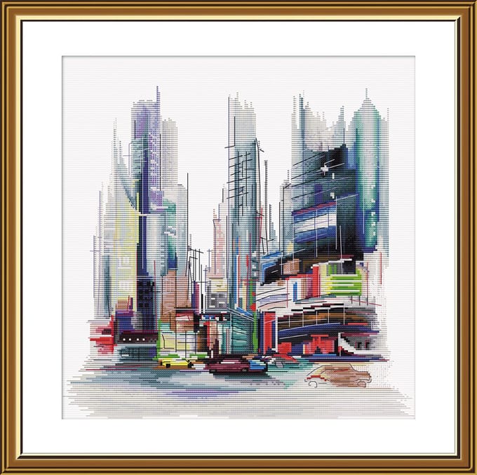Borduurpakket Nova Sloboda - Megapolis - Metropolis - 14 count