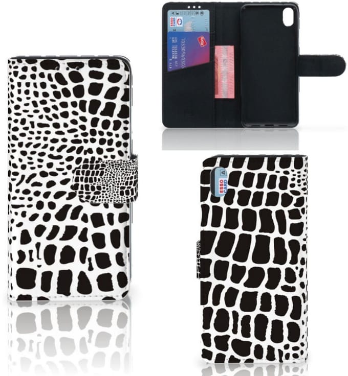 Xiaomi Redmi 7A Telefoonhoesje met Pasjes Slangenprint