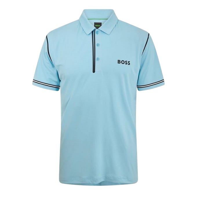Boss Paddytech Goc-poloshirt met kraag voor heren (Pastelblauw)