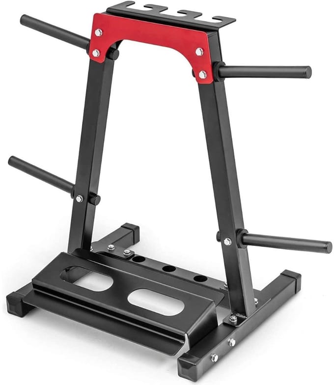 CRLYN® Halterrek - Haltersteun - Halterstandaard - Zwart en Rood