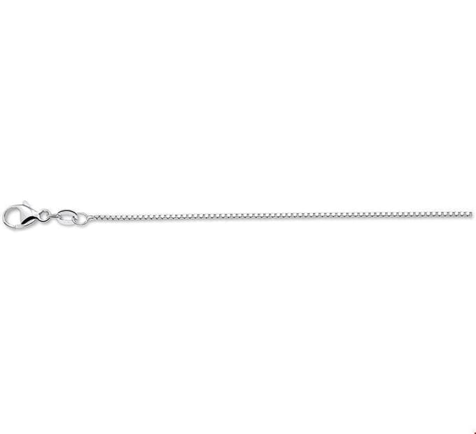 Zilver Gerhodineerde Collier venetiaans 0 1306135 42 cm