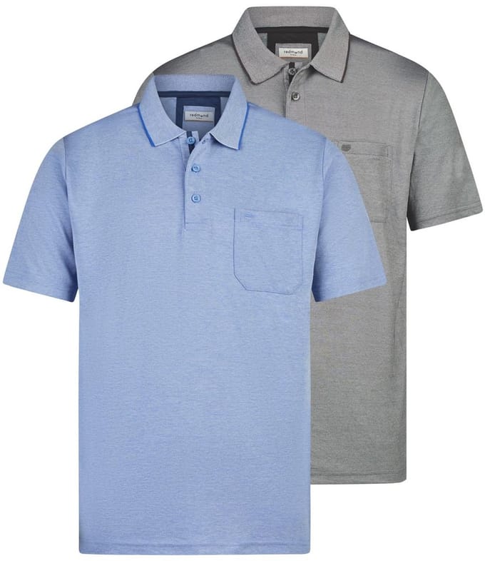 Redmond Heren poloshirt 2 pack Basic