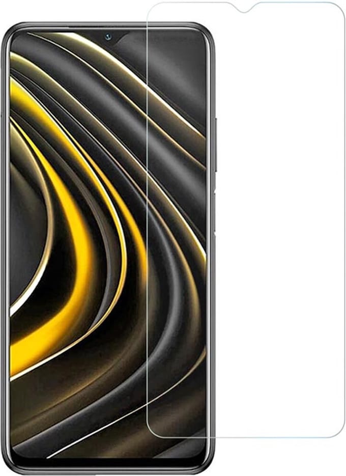 LuxeBass Screenprotector geschikt voor Xiaomi Poco M3 - glas scherm - bescherming