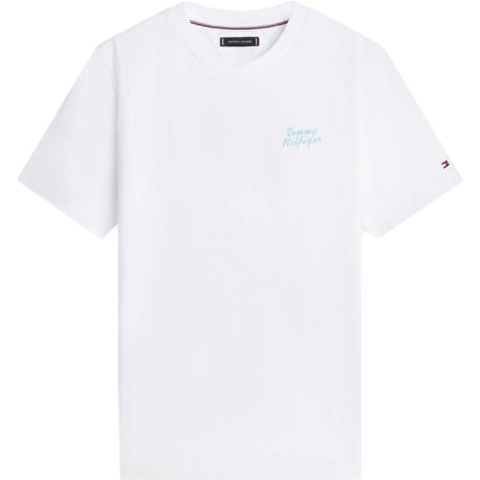 Tommy Hilfiger T-shirt Back Photo Print White  XL