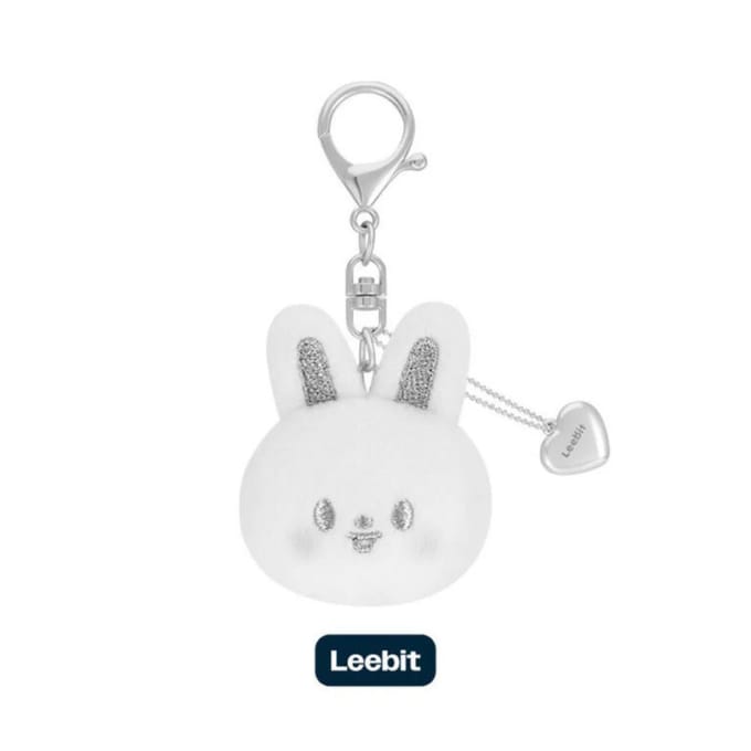 SKZOO GEZICHT SLEUTELHANGER ZILVER Ver. - vier Leeknow white