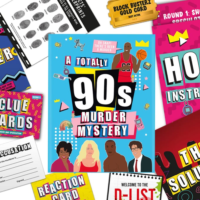 Gift Republic A Very 90s Murder Mystery Game