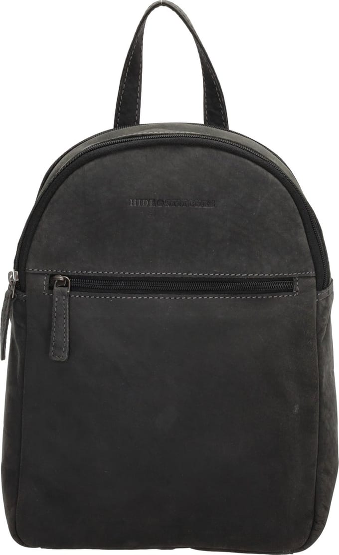 Hide & Stitches Idaho Rugzak - 100% Leer - Zwart