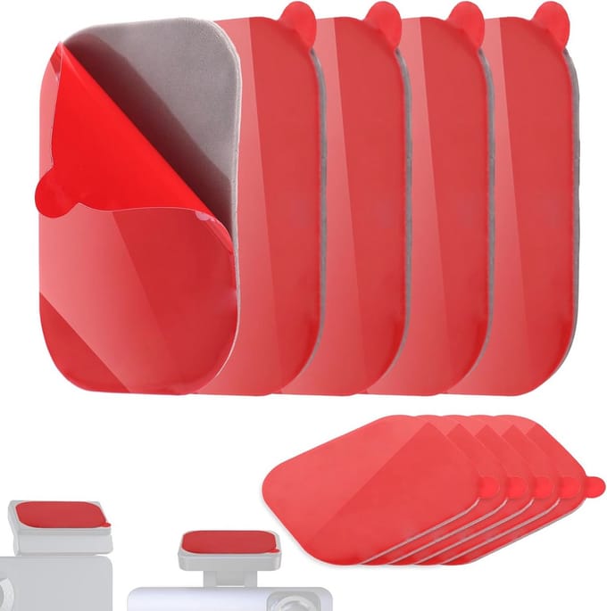 Solidchoice - 10 Stuks Dashcam Adhesive Pads, Hittebestendig, Vierkant