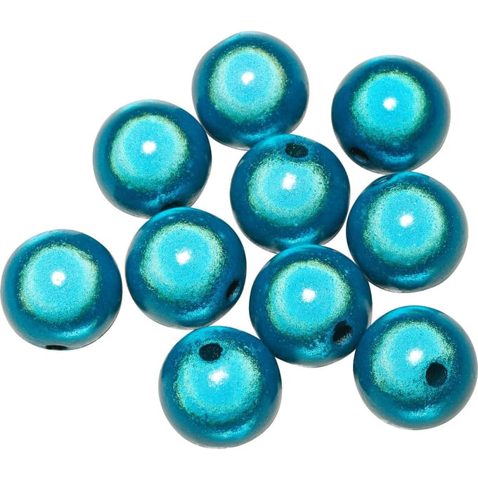 Miracle Beads, 10 mm - Turkoois