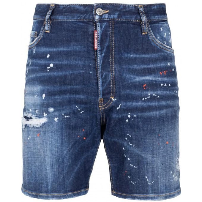 DSQUARED2 shorts en jean shorts marine NOUVEAU - Taille: IT58 blue