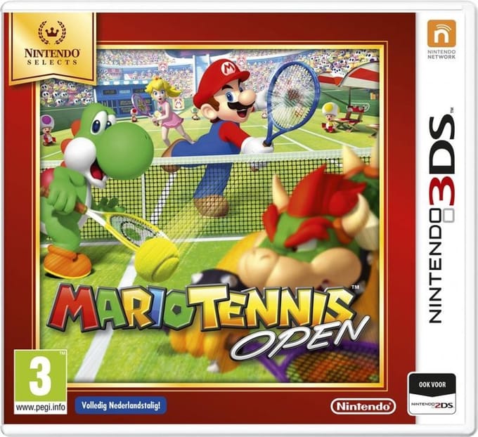 Nintendo 3DS - Mario Tennis Open - Selects - UKV - New & Sealed