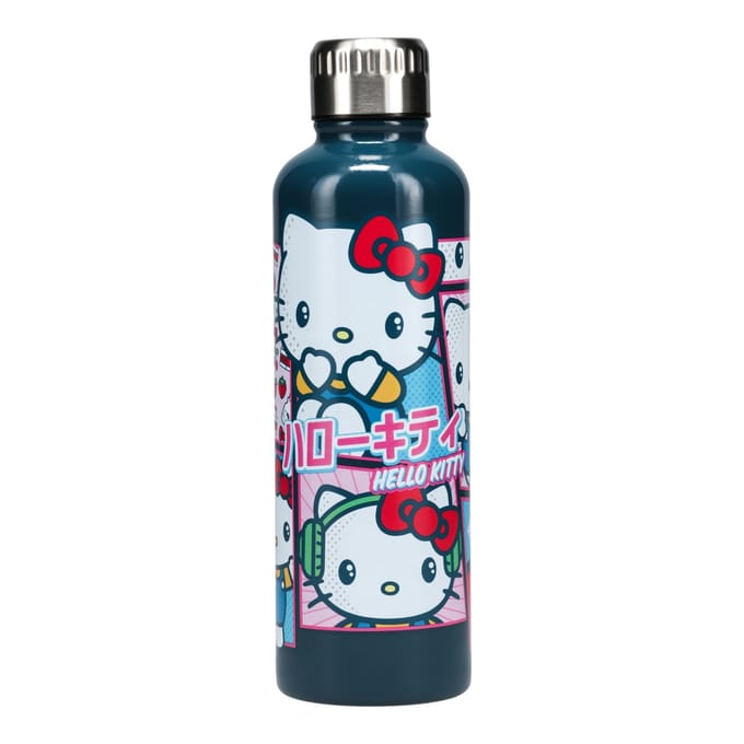Paladone Hello Kitty Metalen Fles - 500 ml, Multikleur