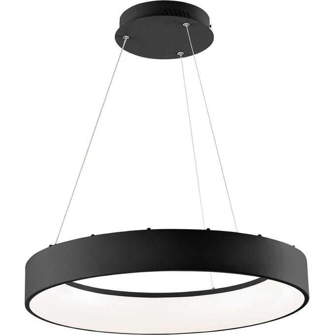 Luce Ambiente Design LED hanglamp Noah, zwart, Ø 60 cm, metaal, CCT
