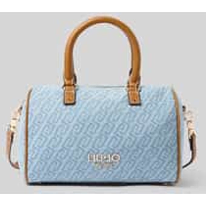 LIU JO handtas schoudertas Evrim Satchel Bag Dusty Blue blauw
