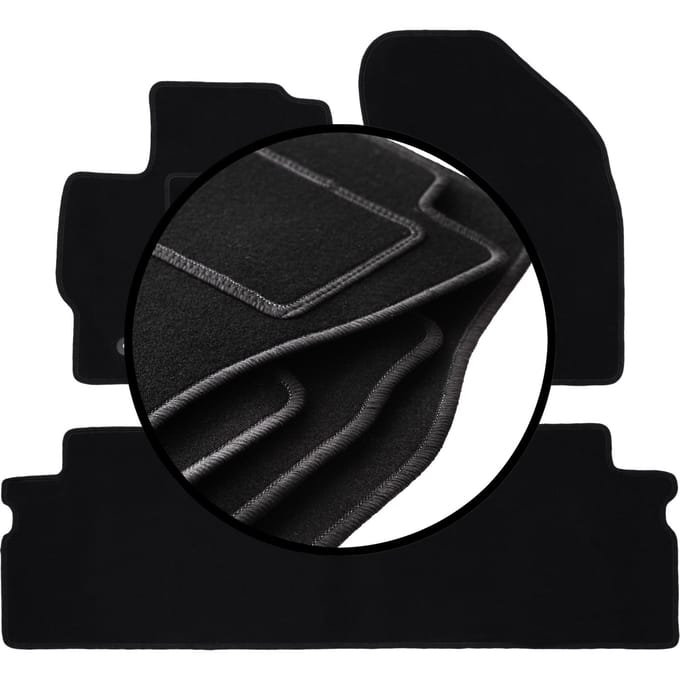 Complete set veloursmatten voor: Toyota Auris I hatchback (2006-2013)