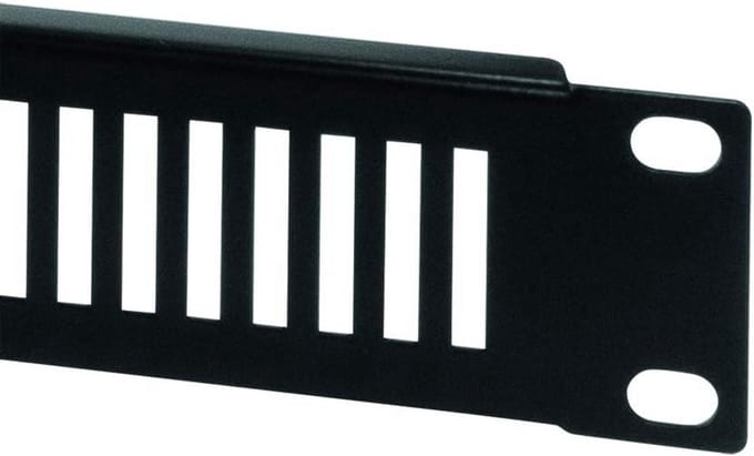 1U Blinde Paneel voor 19 inch Rackkast - Geperforeerd Paneel voor Ventilatie