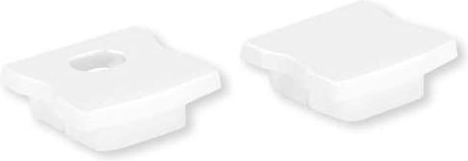 End caps wit voor ledstrip profiel Senisa