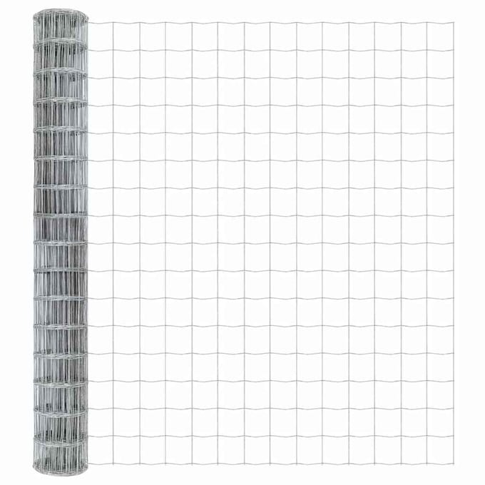 vidaXL - Euro - Hek - 1,6 - x - 10 - m - PVC-gelaagd - ijzer