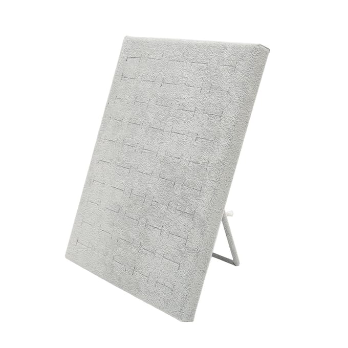 Ring Lade Display Houder 50 Sleuven Sieraden Oorbel Opberg Organizer voor Thuis Slaapkamer gray