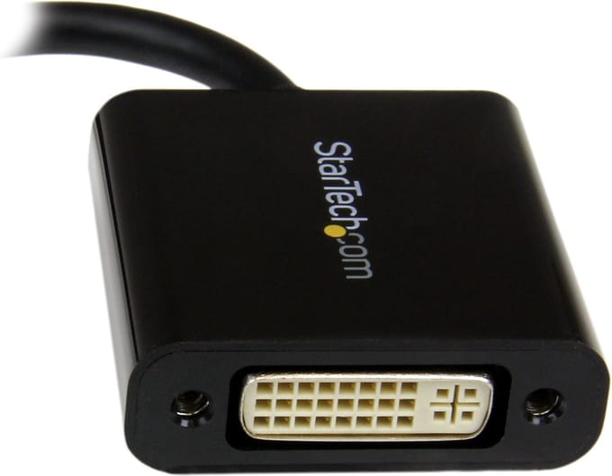 StarTech Mini-DisplayPort naar DVI Adapter - Full HD 60Hz - 0,1 meter - Zwart