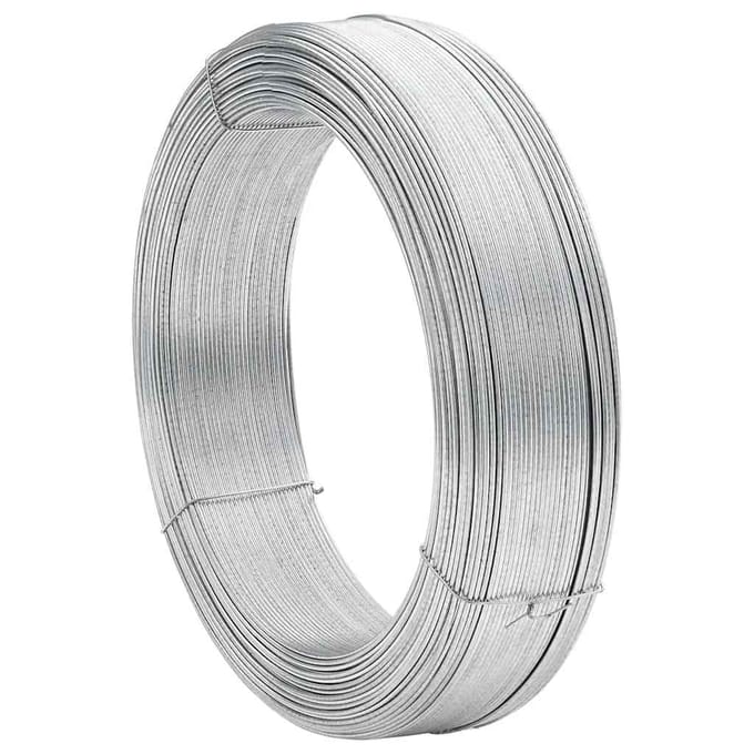 vidaXL - Hekbinddraad - 250 - m - 2,5 - mm - staal