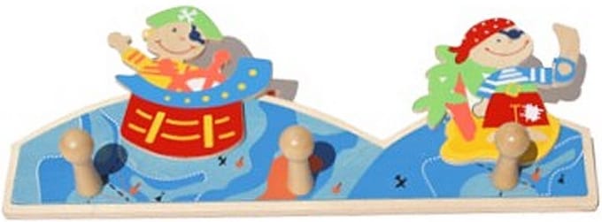 Simply for Kids Houten Kapstok Piraat