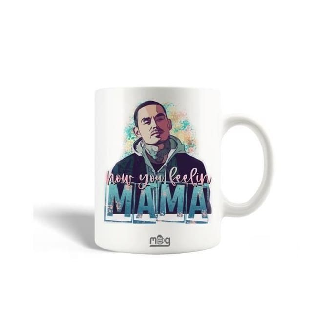 Mug en céramique - MANIACASE - Good girls how you feeling mama - 30cl - Blanc - Compatible lave-vaisselle