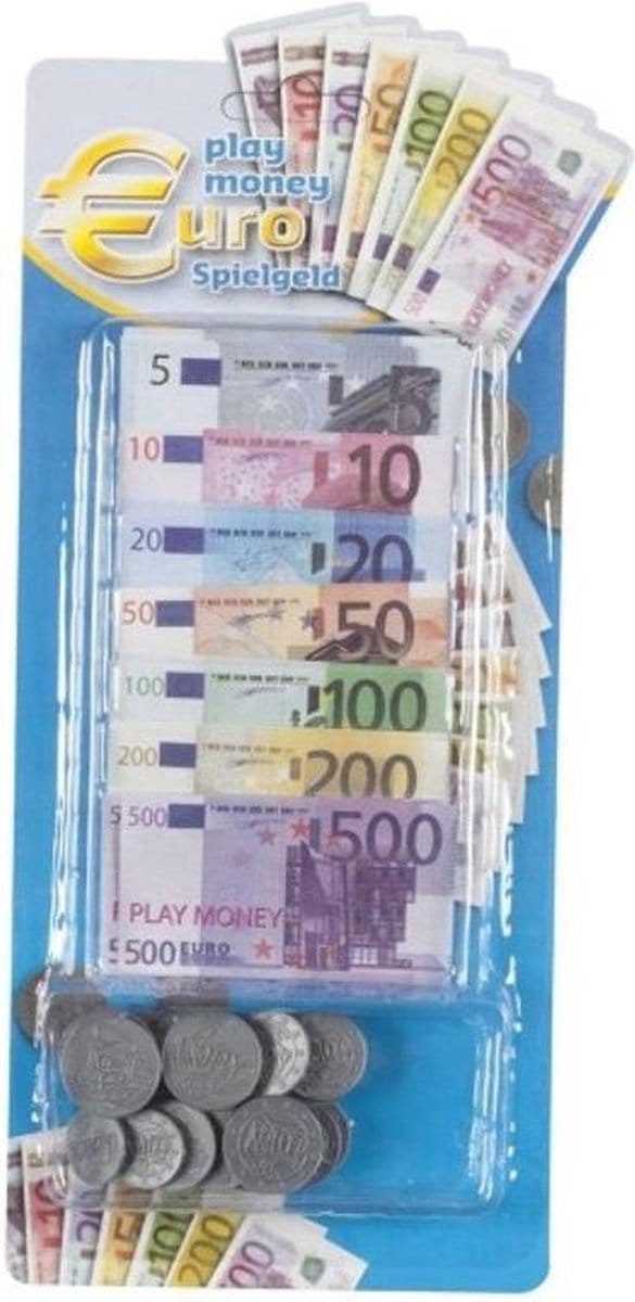 Eddy Toys Speelgeld Briefjes En Munten 90-delig