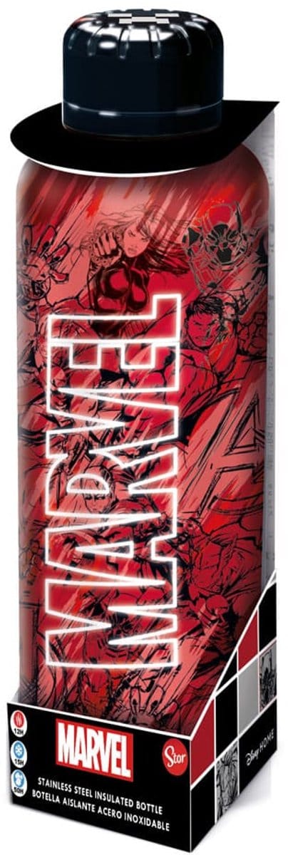 Marvel Avengers geïsoleerde roestvrijstalen fles 515 ml geschenkdoos