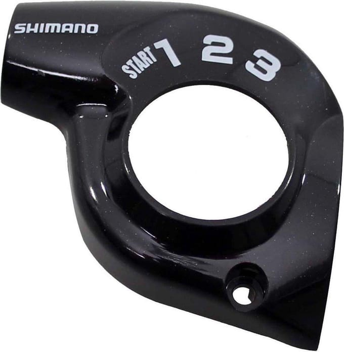 Shimano Afdekkap Nexus 3 - polypropyleen - zwart/wit - SL-3S35