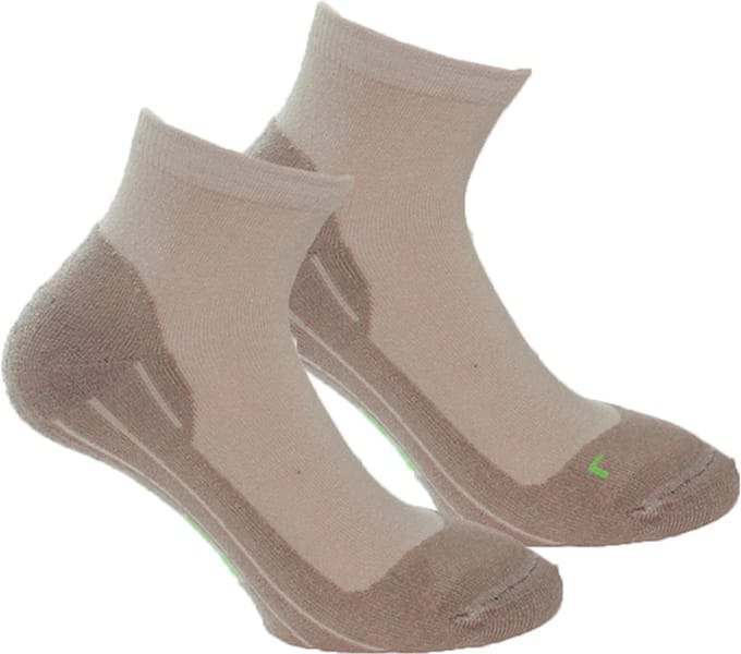Boru - Walking Experience XP - Quarter Wandelsokken - Bamboe - Anti-blaar - Unisex - 46-47 - Beige - 2343