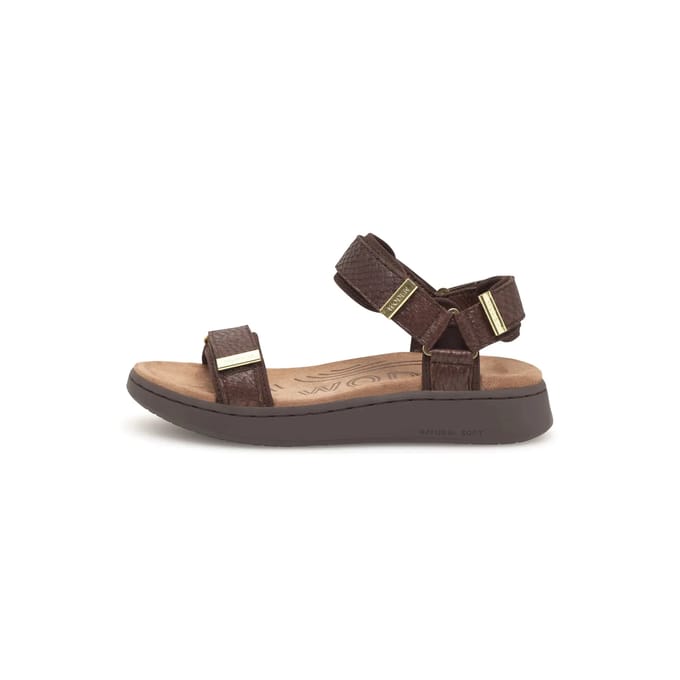 Woden Line Fish Sandalen Bruin EU 41 Vrouw