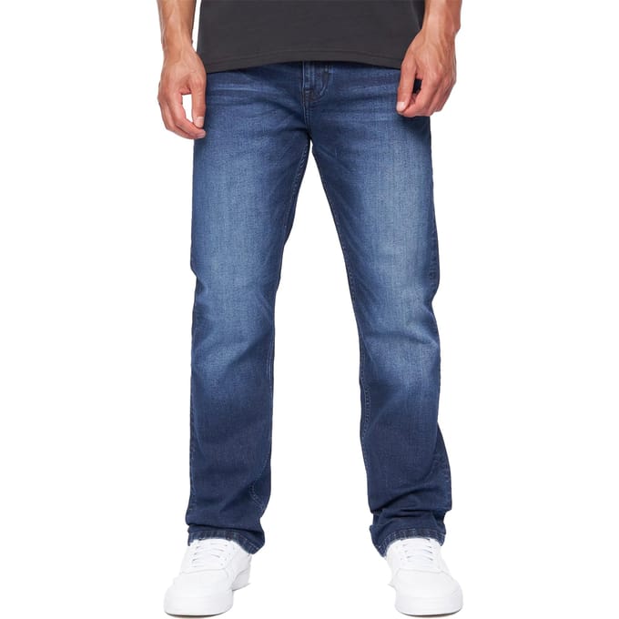 Duck and Cover Rechte Jeans Heren (Donkere wasbeurt)