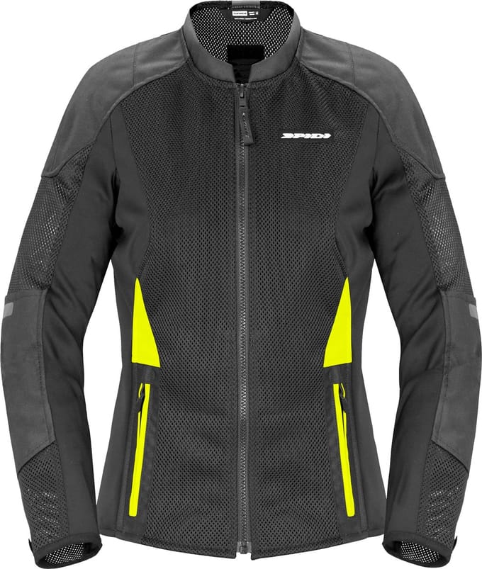 Spidi Super Net Jas Dames Fluo Geel - Jas