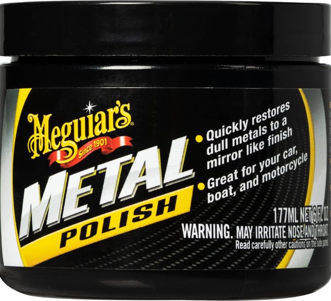 Meguiar's Metal Polish - Metaalpoets auto - Aluminium - Chrome - RVS-Zilver - Koper - 177ml