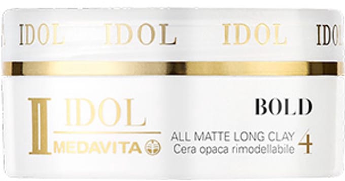 Medavita Idol Bold All Matte Long Clay - 100ml - sterke matte wax
