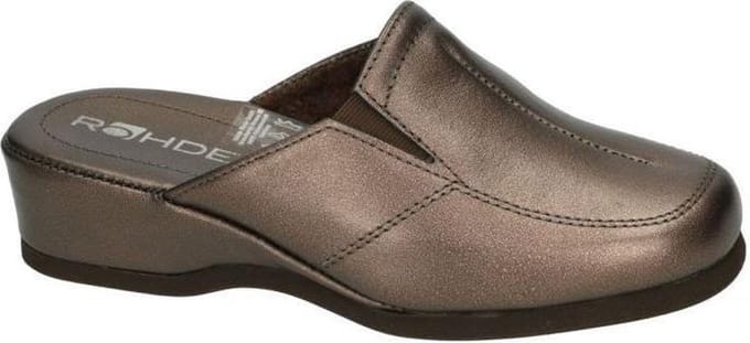 Rohde -Dames -  brons - pantoffels - maat 38