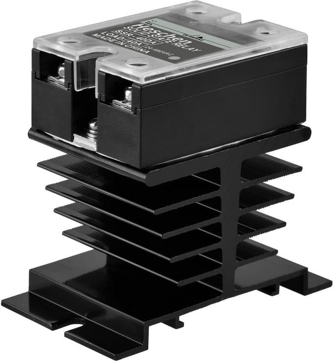 Store_9 - DC/AC Solid State Relais - 40A - Met koellichaam - 24-480VAC - Betrouwbaar en efficiënt - Voor industriële toepassingen - Model SSR-40DA