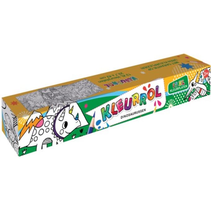 Kleurrol Xl - Dinosaurussen - Interstat