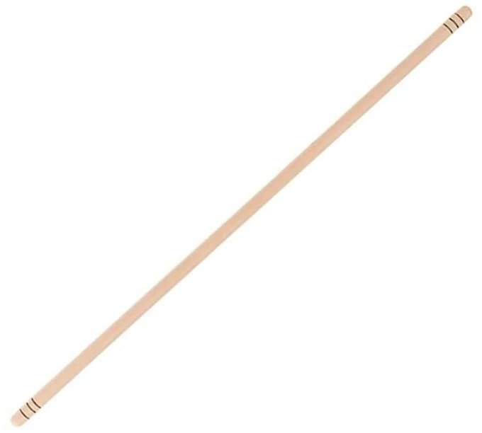Beukenhouten deegroller – 60 cm – glad oppervlak – houtkleur – pizza/brood/baklava