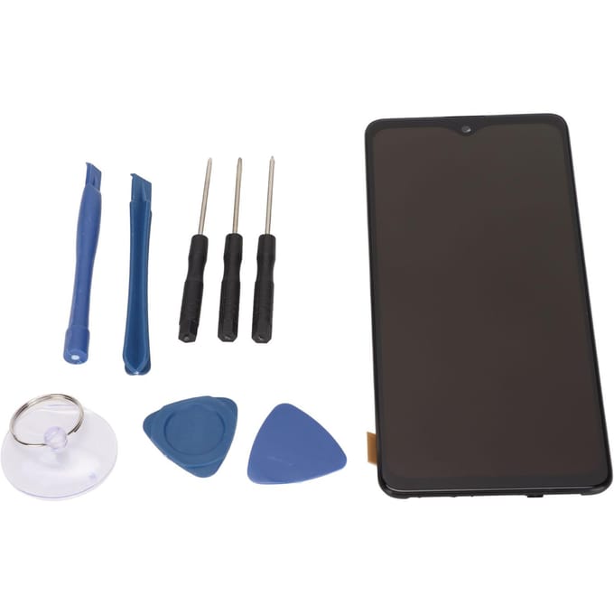 LCD-scherm Touchscreen Digitizer Frame Montage Vervanging voor Galaxy A51 SMA515F Mobiele Telefoon black