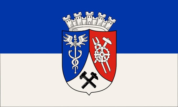 Vlag Oberhausen 100x150cm