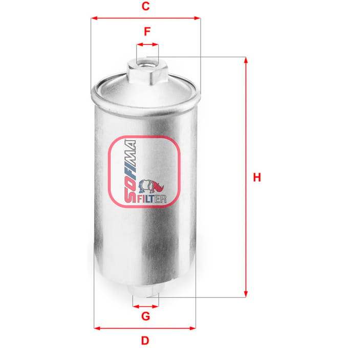 Brandstoffilter SOFIMA S1504B